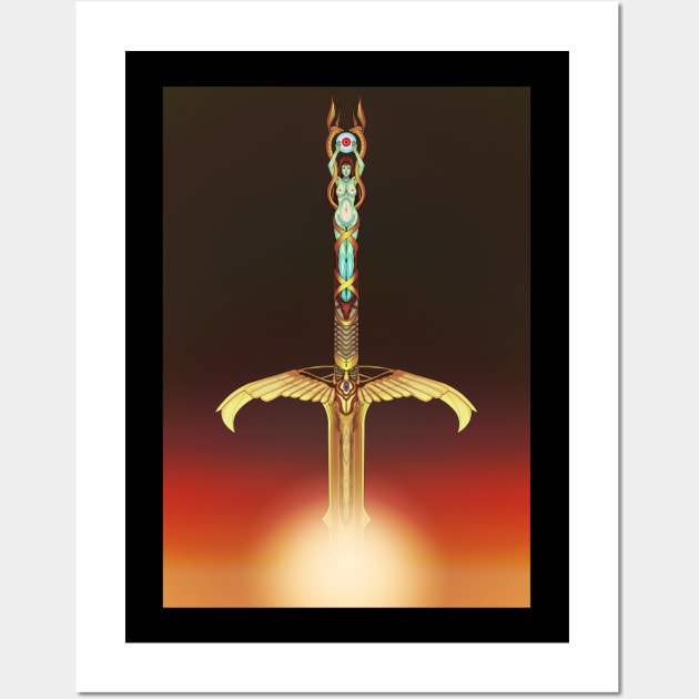 Sword of Lilith Bound Wall Art by LilinsLair